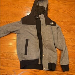 The North Face Two-Tone Gray and Black Jacket size S